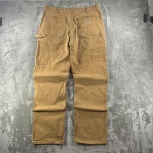 Carhartt Carpenter Pants Mens 36x34 Brown Relaxed Fit Workwear Utility
